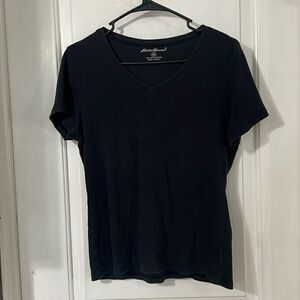 Eddie Bauer black v neck